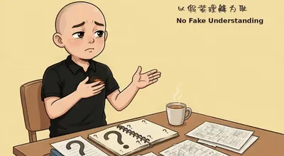 以假装理解为耻，以诚实无知为荣